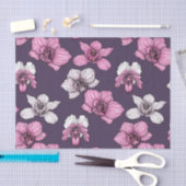 ピンクの蘭の花 薄葉紙 (クラフト)