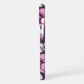 ピンクの蘭の花 iPhoneケース (左側面)