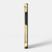 ピンクの蘭の花 iPhoneケース (左側面)