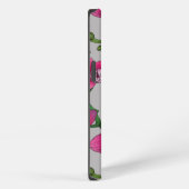 ピンクの蘭の花 iPhoneケース (右側面)