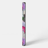 ピンクの蘭の花 iPhoneケース (左側面)