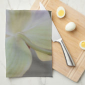 ピンクの蘭の表現 キッチンタオル (四つ折り)