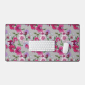 ピンクの蘭の開花 デスクマット (キーボード&マウス)
