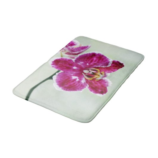 ピンクの蘭 バスマット (アングル)