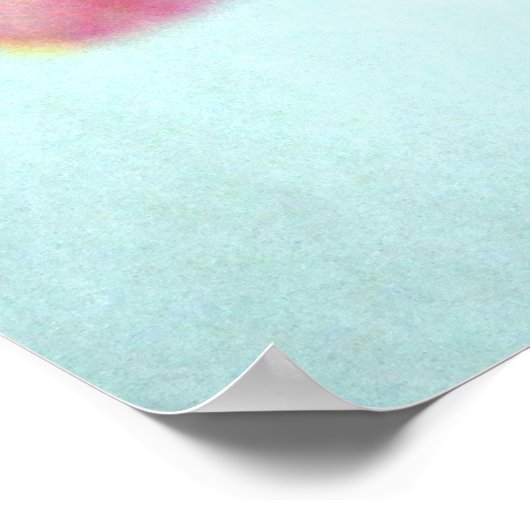 ピンクの蘭 ポスター (角)