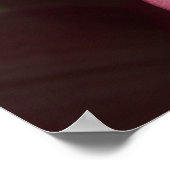 ピンクの蘭 ポスター (角)