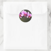 ピンクの蘭 ラウンドシール (バッグ)
