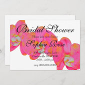 ピンクの蘭 招待状 (正面/裏面)