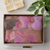 ピンクの蘭 薄葉紙 (ギフト)