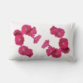 ピンクの蘭II ランバークッション (裏面)