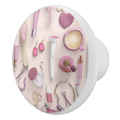 ピンクの虚栄心のテーブル セラミックノブ (右)