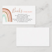 . .ピンクの虹がブックカードを持ってくる エンクロージャーカード (正面/裏面)