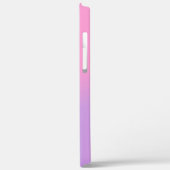 ピンクの虹に花と蝶のハート Case-Mate iPhoneケース (裏面 / 左)