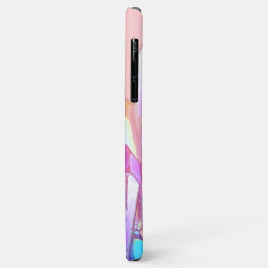 ピンクの虹の結晶 Case-Mate iPhoneケース (裏面/左)