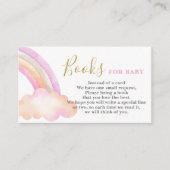 ピンクの虹 読書カードを持って来て エンクロージャーカード (正面)