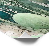 ピンクの蛾の森の夜 ポスター (コーナー)