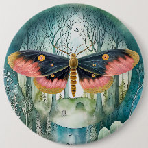 ピンクの蛾の森の夜