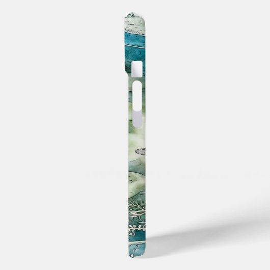 ピンクの蛾の森の夜 Case-Mate iPhoneケース (裏面 / 左)