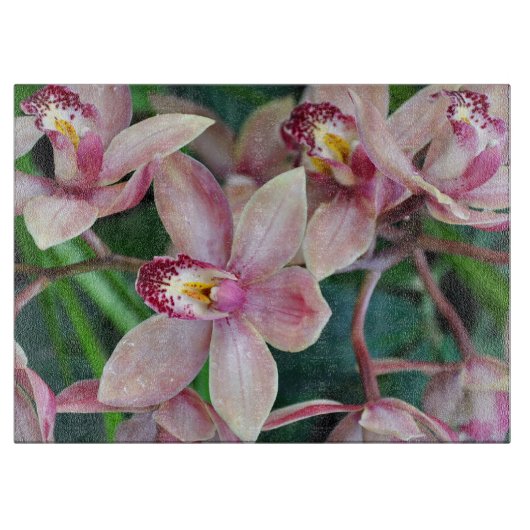 ピンクの蛾の蘭 カッティングボード (正面)