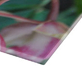 ピンクの蛾の蘭 カッティングボード (角)