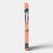 ピンクの蜂と花 葛飾北斎クラシックアート Case-Mate iPhoneケース (裏面 / 左)