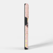 ピンクの蜂 iPhoneケース (右側面)