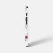 ピンクの蝶々 iPhoneケース (左側面)
