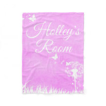 ピンクの蝶とハート パーソナライズされた