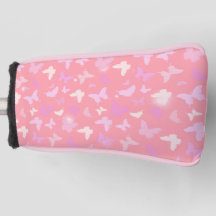 ピンクの蝶のシームレスなパターン