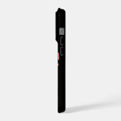 ピンクの蝶のスマホケース iPhoneケース (左側面)