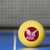 ピンクの蝶の漫画頭が切れる蝶の漫画 卓球ボール (ネット)