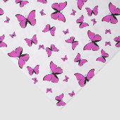 ピンクの蝶ティッシュペーパー 薄葉紙 (詳細)