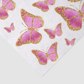 ピンクの蝶ティッシュペーパー 薄葉紙 (詳細)