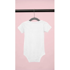 ピンクの蝶ネクタイの女の子 ただ1つになりたい 1歳の誕生日 ベビーボディスーツ