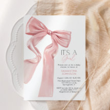 ピンクの蝶ネクタイ 女の子の赤ちゃん歓迎会