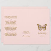 ピンクの蝶パンフレット (正面/裏面)