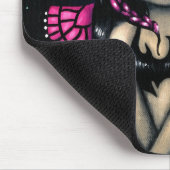 "ピンクの蝶妖精"のマウスパッド マウスパッド (コーナー)