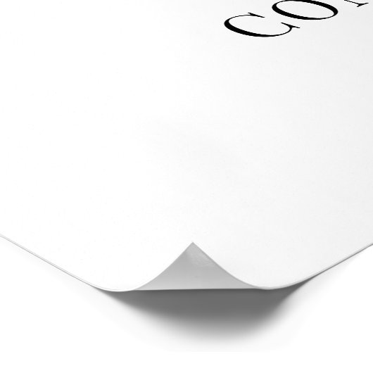 ピンクの蝶結びのパール 確認の歓迎 ポスター (角)