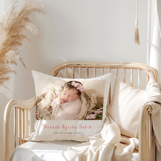 ピンクの蝶結びの写真 クッション