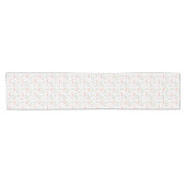 ピンクの蝶結び テーブルランナー (横)