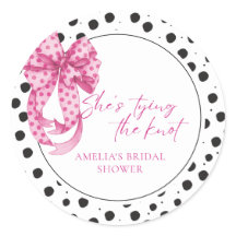 ピンクの蝶結び 彼女は結婚する ブライダルシャワー