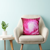 ピンクの螺線形の風車の装飾用クッション クッション (椅子)