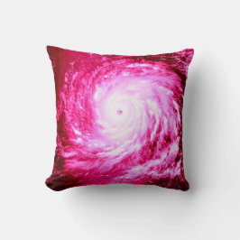 ピンクの螺線形の風車の装飾用クッション クッション