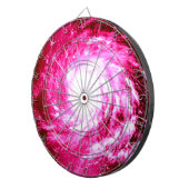 ピンクの螺線形の風車の装飾用クッション ダーツボード (正面右)