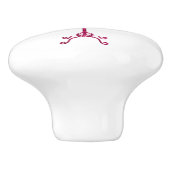 ピンクの裁縫ルームボディドレスドレス型枠セラミックノブ セラミックノブ (側面)