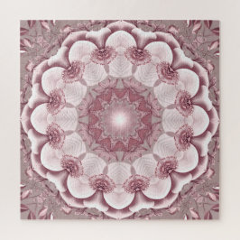 ピンクの装飾ジグソーパズル ジグソーパズル