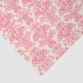 ピンクの装飾ダマスクパターン 薄葉紙 (詳細)