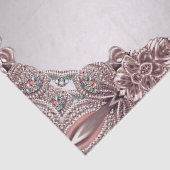 ピンクの装飾ティッシュペーパー 薄葉紙 (詳細)