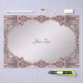 ピンクの装飾ティッシュペーパー 薄葉紙 (クラフト)