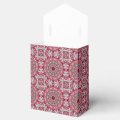 ピンクの装飾ホリデーギフトボックス フェイバーボックス (オープン)